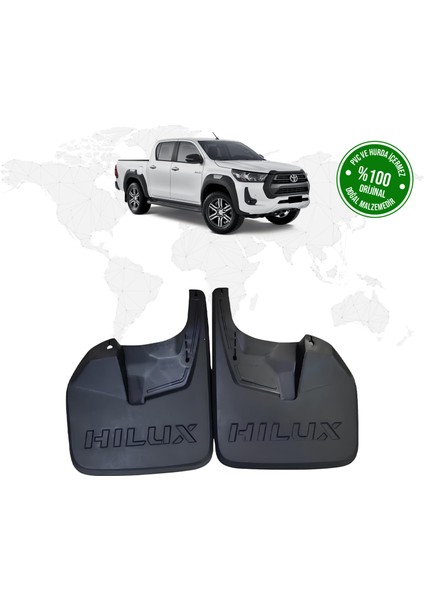 Toyota Hilux 2015 Model ve Sonrası Ön 2'li Paçalık (Çamurluk - Tozluk)