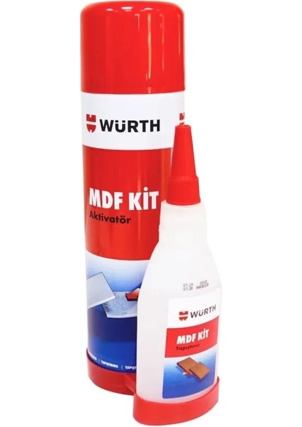 Würth Mdf Kit Aktivatör Hızlı Yapıştırıcı 100ML + 500ML (Lisinya)