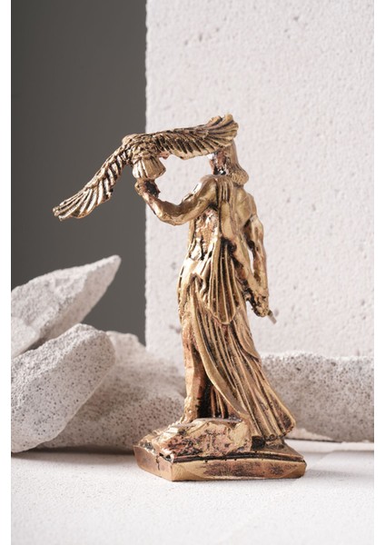 Zeus Heykel Obje Biblo Polyester