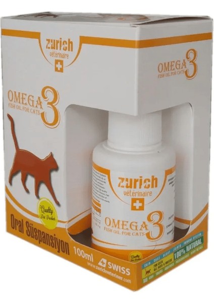 Cat Omega-3 Balık Yağı Tüy Döküm /Tüy Sağlığı 100Ml