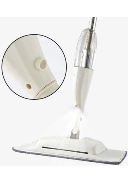 Pratik 360 Derece Dönen Ergonomik Sihirli Su Hazneli Spreyli Mop Paspas ( Lisinya )