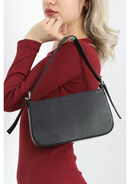 Suni Deri Bayan Omuz Çantası VS.BLKT.0285 fırsatları