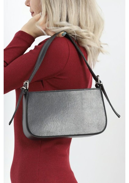 Suni Deri Bayan Omuz Çantası VS.BLKT.0285 indirimleri