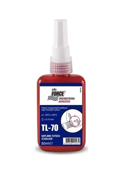 Civata Sabitleyici Yüksek Kuvvetli Tl 70 - 50ML (Lisinya)