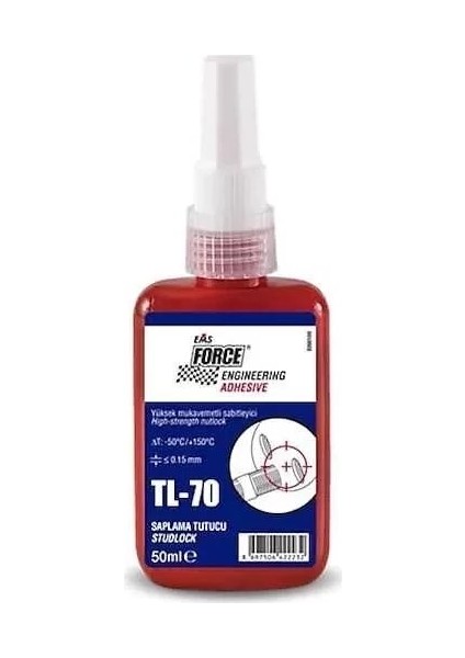 Civata Sabitleyici Yüksek Kuvvetli Tl 70 - 50ML (Lisinya)