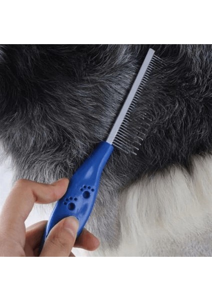 Tüy Açıcı Kedi Köpek Tarağı Tek Taraflı Metal Dişli Evcil Hayvan Bakım Fırçası ( Lisinya )