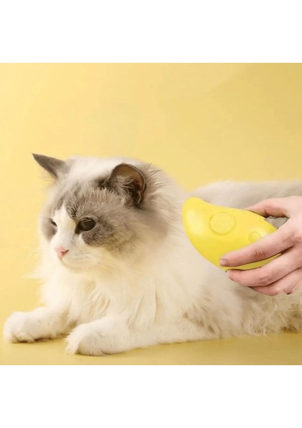 Buharlı Yumuşak Silikon Uçlu Kedi & Köpek Tüy Tarama Tarağı Yıkama Fırçası ( Lisinya )