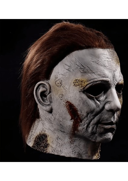 Michael Myers Lateks Maske - Michael Myers Et Maske Kafaya Tam Geçmeli