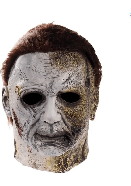Michael Myers Lateks Maske - Michael Myers Et Maske Kafaya Tam Geçmeli