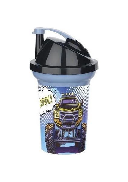 Tedy Pipetli Çocuk Içecek Bardağı Desenli Bardak 300ML