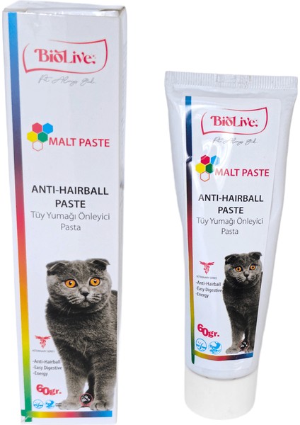 Biolive Antihairball Paste 60GR