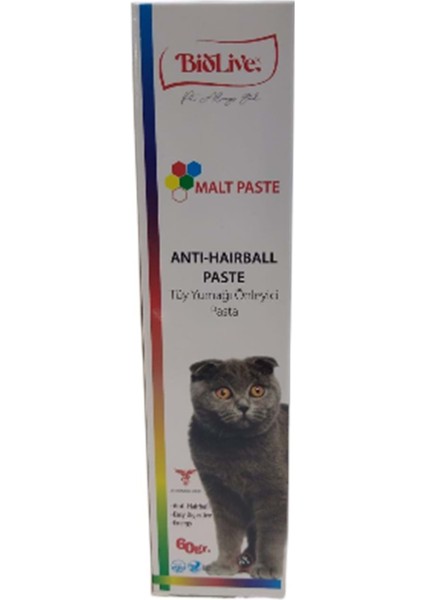 Biolive Antihairball Paste 60GR