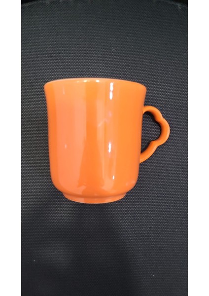Seda Trend 44 Turuncu Mug Klasik Amerikan Tarz Porselen Kupa Bardak Koleksiyon Nadir 1 Adet