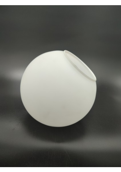 Küçük Glob Avize Camı Hakiki Opalin Beyaz Renkli (Çap: 10.00cm- Duy Yuvası: 5.00cm)