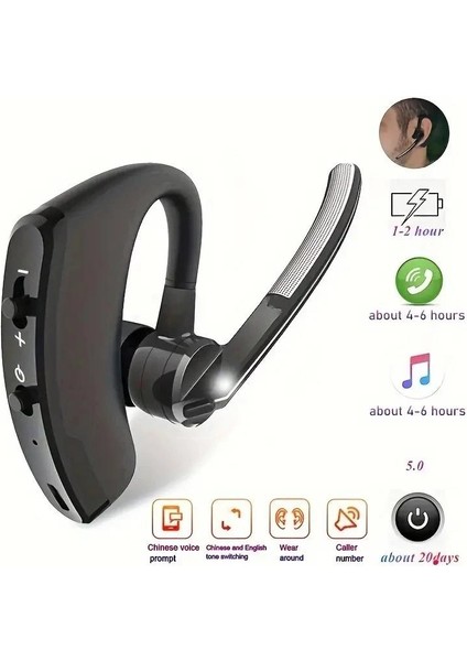 V8 Bluetooth Kulaklık Kablosuz Stereo Hd Kulaklıklar V9 Bluetooth Eller Araç Kiti iPhone Samsung Huawei Telefon Için Mic ile fiyatları