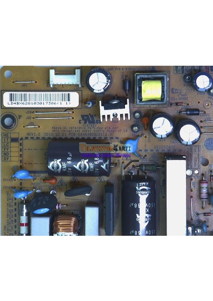 EAX64905001(2.4), EAY62810301,LG 32LA620S,POWER Board
