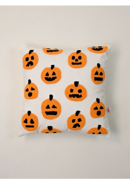 SPOOKY SQUAD - Halloween Balkabağı Punch Kırlent Yastık Kılıfı