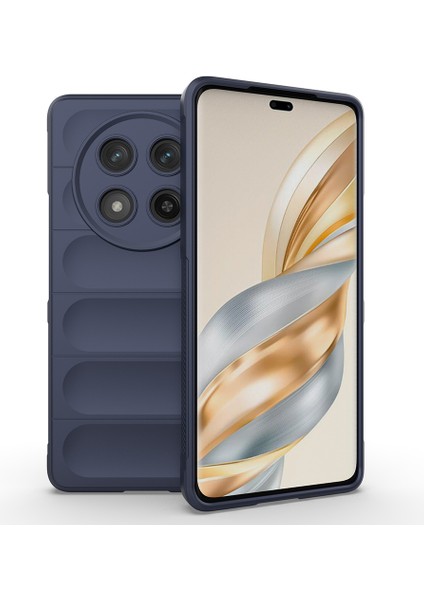 Honor Magic 7 Lite Kılıf Esnek Tpu Oyuklu Arka Yüzey Tasarımlı Etnik Silikon Kapak