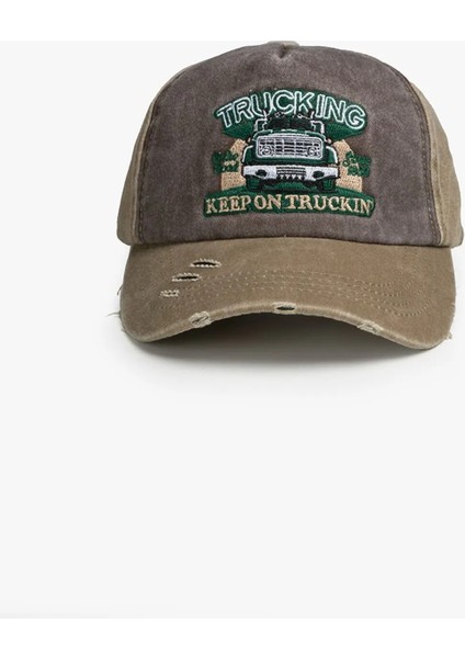 Unisex Yeni Trend Trucking Vintage Eskitme Beyzbol Kep Şapka