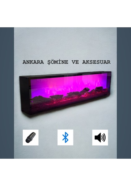 Elektrikli Şömine 120 x 30 indirimleri