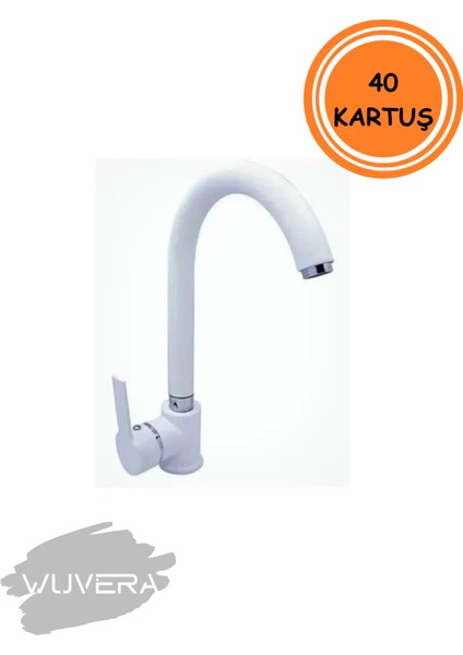 Beyaz Delta Lavabo Bataryası – Mat Beyaz, Dayanıklı, Aç-Kapa Mekanizmalı Lavabo Bataryası modelleri