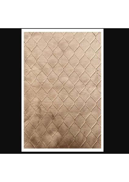 Comfort Diamond No:2 Kahve 75 x 110 cm Koleksiyon Halı Tüylü Stil Özel Avantajlı Silinebilir 1 Adet