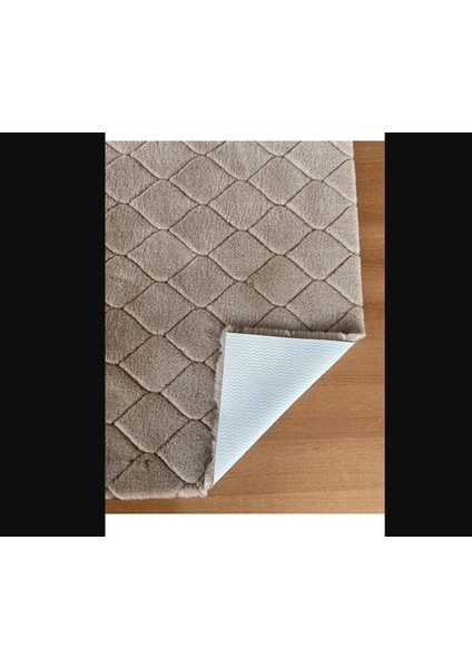Comfort Diamond No:2 Kahve 75 x 110 cm Koleksiyon Halı Tüylü Stil Özel Avantajlı Silinebilir 1 Adet fırsatları