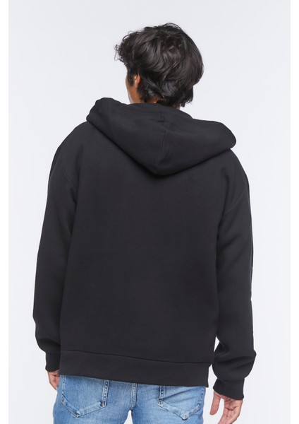F21 Polar Fermuarlı Kapüşonlu Sweatshirt