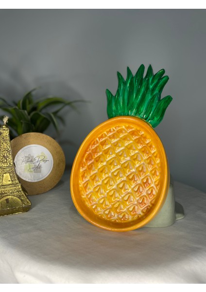 Ananas Model Dekor Tabak