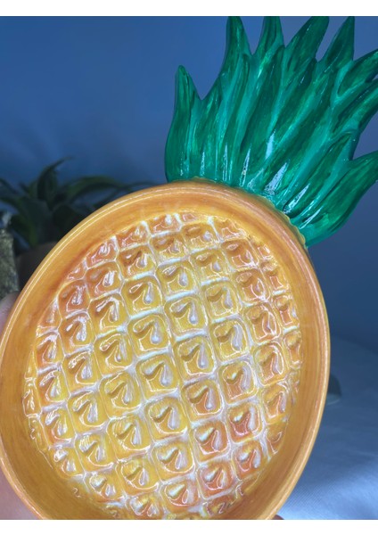 Ananas Model Dekor Tabak
