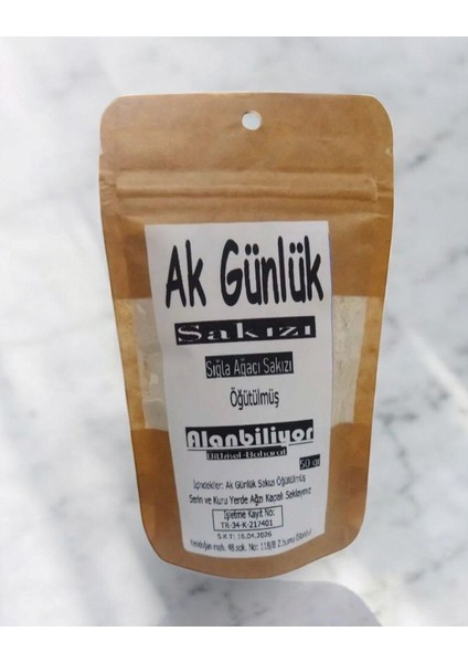 Ak Günlük Öğütülmüş 50 gr Günlük ve Taze Öğütülüyor