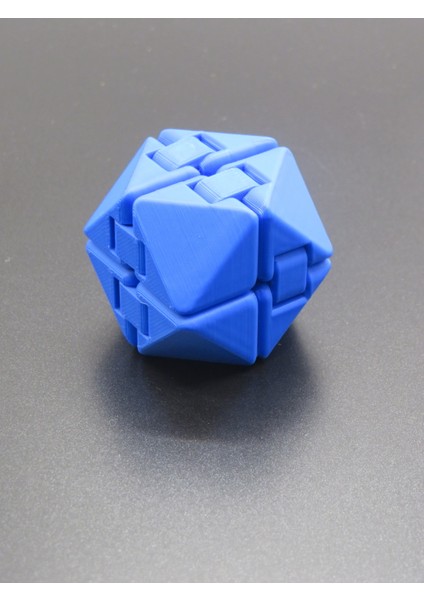 3D Prizma Infinity Küp | Geometrik Antistres Oyuncak | Döner Puzzle Küp | El Egzersizi Küpü