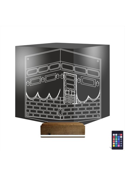 Kirppi 3D Lamba Kabe Masa Gece Lambası