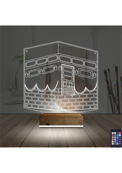 Kirppi 3D Lamba Kabe Masa Gece Lambası fiyatları