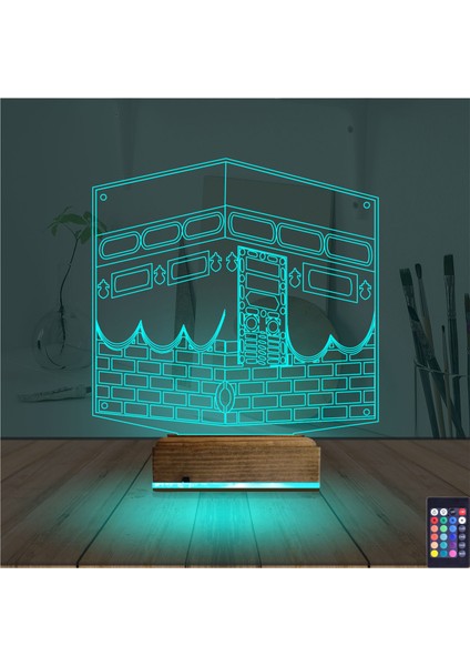 Kirppi 3D Lamba Kabe Masa Gece Lambası modelleri