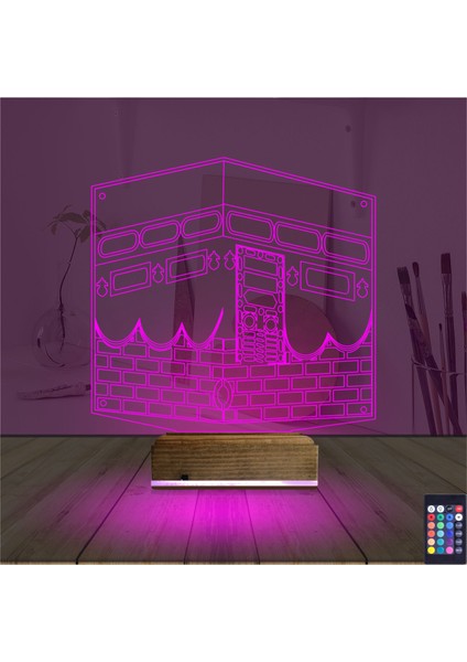 Kirppi 3D Lamba Kabe Masa Gece Lambası fırsatları