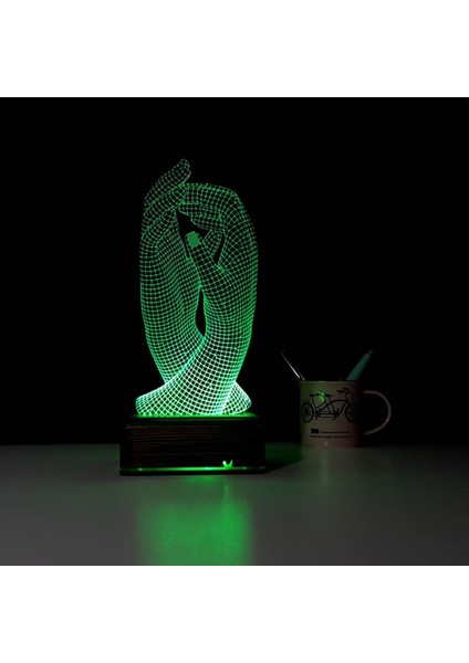 Kirppi 3D Lamba Elele Sevgiliye Hediye Masa Gece Lambası fiyatları