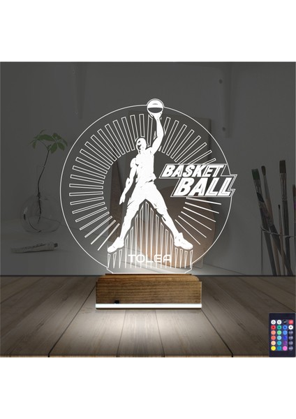 Kirppi 3D Lamba Basketbol Nba Kişiye Özel Masa Gece Lambası fiyatları