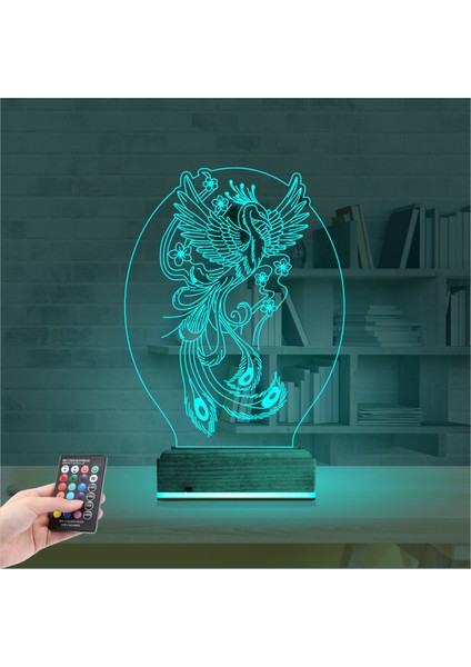 Kirppi 3D Lamba Anka Kuşu Masa Gece Lambası modelleri