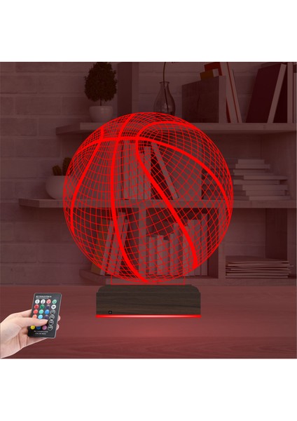 Kirppi 3D Lamba Basketbol Topu Basketçi Hediye Masa Gece Lambası indirimleri