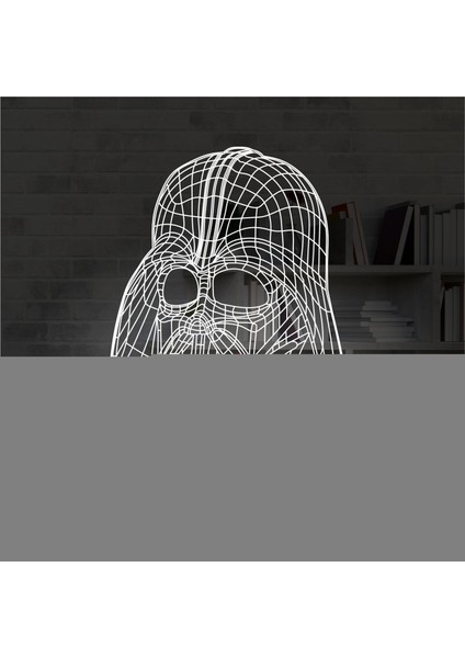 Kirppi 3D Lamba Darth Veider Masa Gece Lambası fiyatları