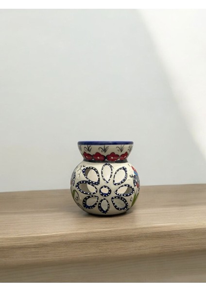 El Yapımı Kütahya Çinisi Beyaz Çini Buhurdanlık fiyatları