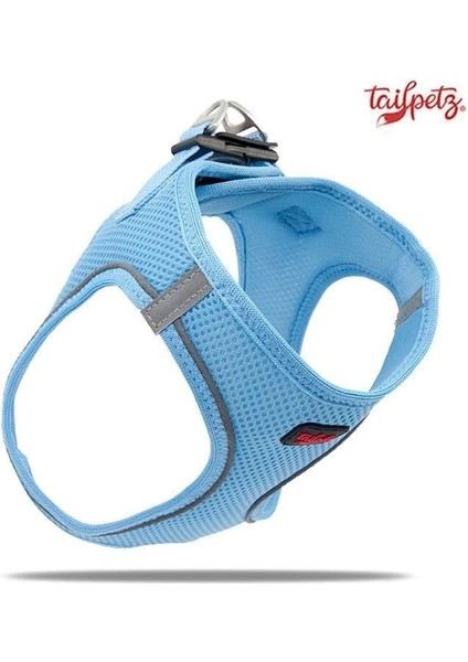 Köpek Göğüs Tasması Xsmall 32X36 cm Mavi - 453451-1453