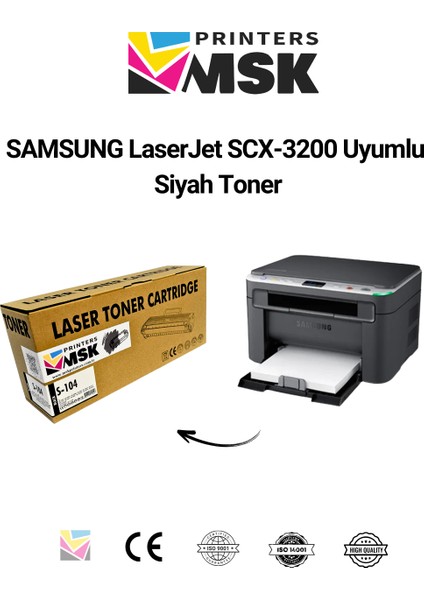 Samsung Laserjet SCX-3200 Uyumlu Siyah Toner fiyatları