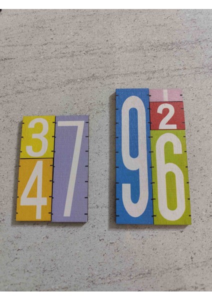 Kolay Matematik Ahşap Sayı Seti