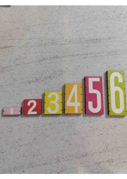 Kolay Matematik Ahşap Sayı Seti