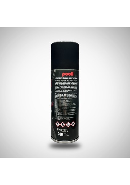 Bisiklet Motosiklet Sıvı Gres Zincir Yağlayıcı Sprey 200 ml Tam Sentetik Zincir Yağlayıcı Sprey (Üretim Tarihi 2024) modelleri