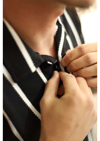 Erkek Slim Fit Çizgili Gömlek – Rahat Kesim, Şık Tasarım, Mevsimlik Kumaş