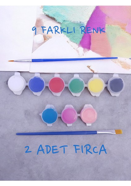 Taş Boyama Anne-Çocuk Etkinliği 4 Farklı Taş Boyama Seti el Becerisi ve Beyin Gelişimi Için Aktiviteler