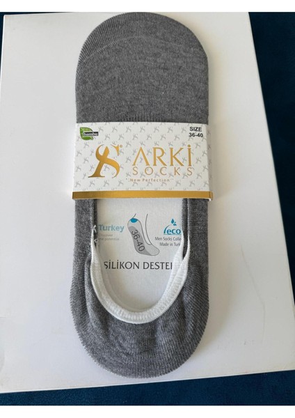 Arki Kadın Bambu Babet Çorap – Rahat, Kaymaz ve Nefes Alabilir